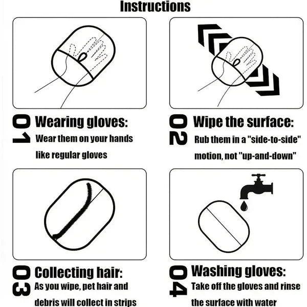 Premium Pet Hair Removal Glove